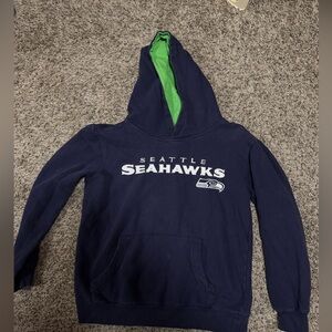 NFL Seahawks Kids Hoodie - Navy and Green